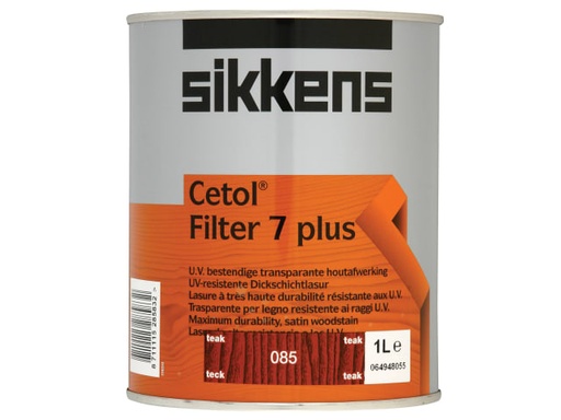 [SIKCF7PT1L] Cetol Filter 7 Plus Translucent Woodstain Teak 1 litre