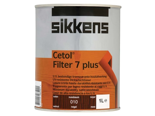 [SIKCF7PW1L] Cetol Filter 7 Plus Translucent Woodstain Walnut 1 litre