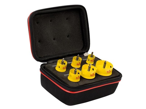 [STRKCS06001] Cordless Smooth Cut Bi-Metal Holesaw Kit, 6 Piece