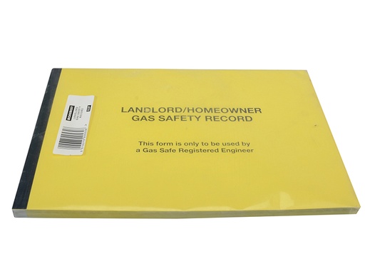 [MON532] 532P Gas Safe® Landlords Gas Safety Record Pad of 50
