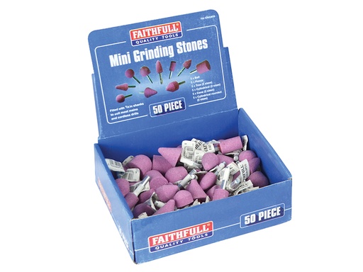 [FAIGWAM50] Mini Grinding Wheel Assortment, 50 Piece