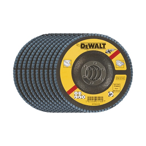 [DEWDT3256-QZ] DeWalt Flap Disc 115mmx60 Grit