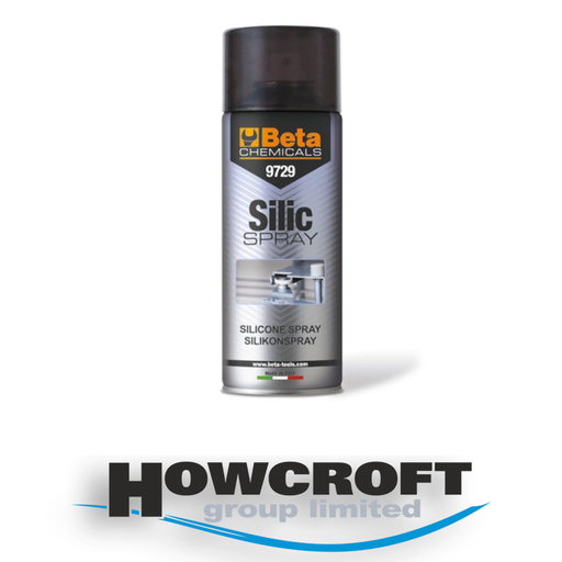 [9729] Beta Tools 9729 - Silic Spray Silicone spray, for lubricating plastic, rubber and metal parts. Protects from corrosion