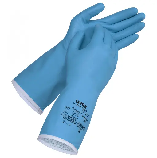 [u-chem 3300] uvex Chemical Protection u-chem 3300 60971 EN ISO 374-1:2016 / Type A (JKLOPT) EN388 (2121X) PPE Safety Gloves