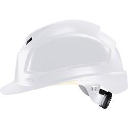 [9772030] uvex pheos B-WR Long brim PPE Safety Helmet. Size 52 to 61 cm. Euroslot adapter for attaching earmuffs and uvex pheos visor. Six-point textile band attachment. Three adjustable air vents for maximum ventilation. Suspension harness with wheel ratchet for variable width adjustment