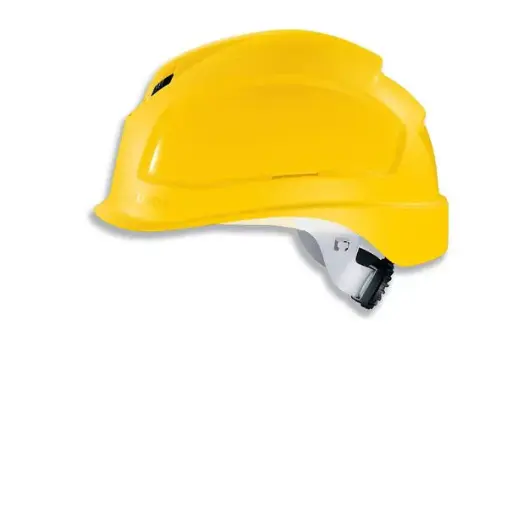 [pheos B-S-WR safety helmet] uvex pheos B-S-WR Short brim. Size 52 to 61 cm. Euroslot adapter for attaching earmuffs and uvex pheos visor. Six-point textile band attachment. PPE Safety Helmet
