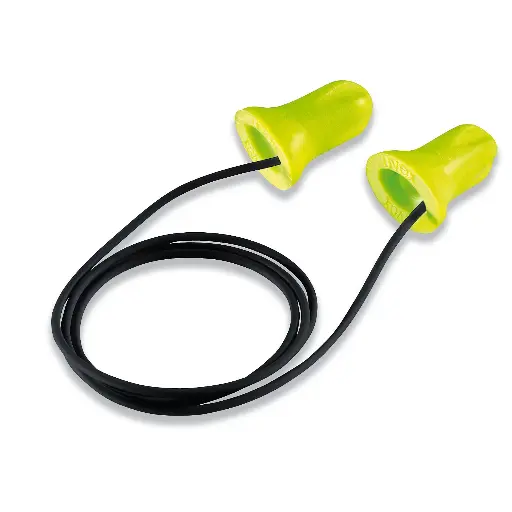 [hi-com disposable 2112101] uvex hi-com corded disposable earplugs Corded plugs (bagged in pairs). 100 pairs