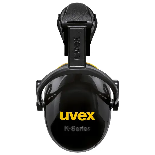 [K20H dielectric helmet earmuffs] uvex K20H dielectric helmet earmuffs for medium noise areas. Dielectric earmuffs for use with the uvex pheos E helmet, ensures safety during electrical work. SNR30dB