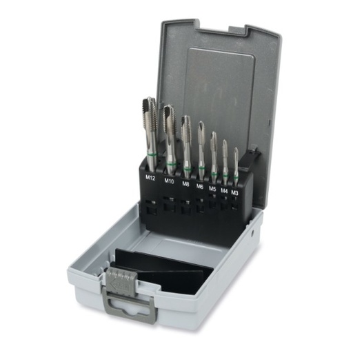 [429FP/C7] Beta Tools 429FP/C7 Assortment of 7 machine taps 429FP, made from HSS-CO 5%