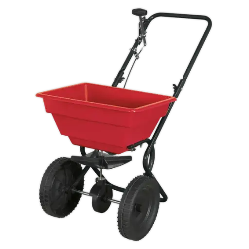 [SPB27W] Sealey SPB27W Lightweight Walk Behind Broadcast Spreader 27kg Capacity - Ideal for  grit, seed, salt, fertilizer and weedkiller.